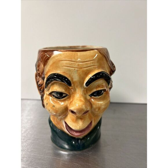 Vintage Occupied Hand made, Hand painted Japan Ceramic Toby mug Circa - Picture 8 of 8